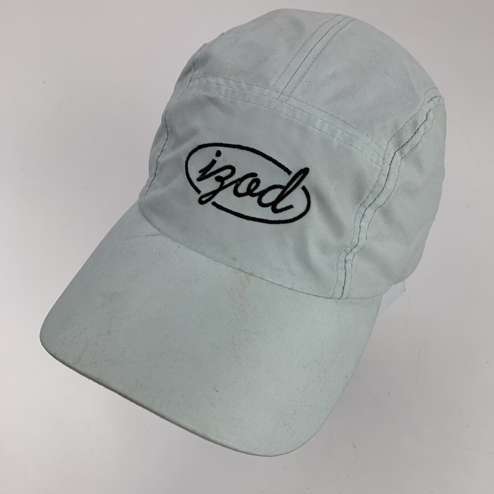 Izod Light Blue Panel Ball Cap Hat Adjustable Baseball