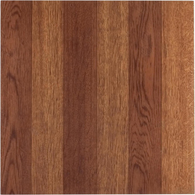 Tivoli Self Adhesive Vinyl Floor Tiles, 45 Tiles - 12'' X 12'', Medium Oak Plank-L