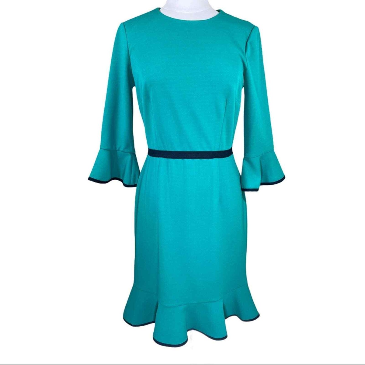 kelly green sheath dress Shoshanna main image 1