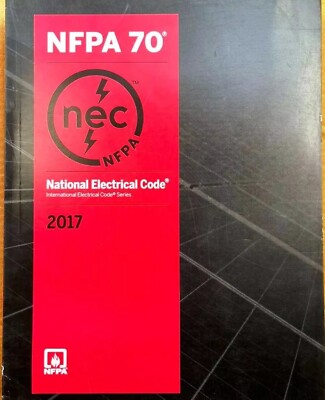 NFPA 70 National Electrical Code NEC 2017 Edition Paperback Free Shipping USA