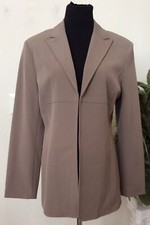 NWT The Limited Women's Career Beige Polyester Blend Blazer Jacket Size L.