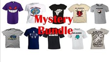 3 Mystery Pack Printed Unisex T-Shirt *Clearance* WholeSale Popular Designs