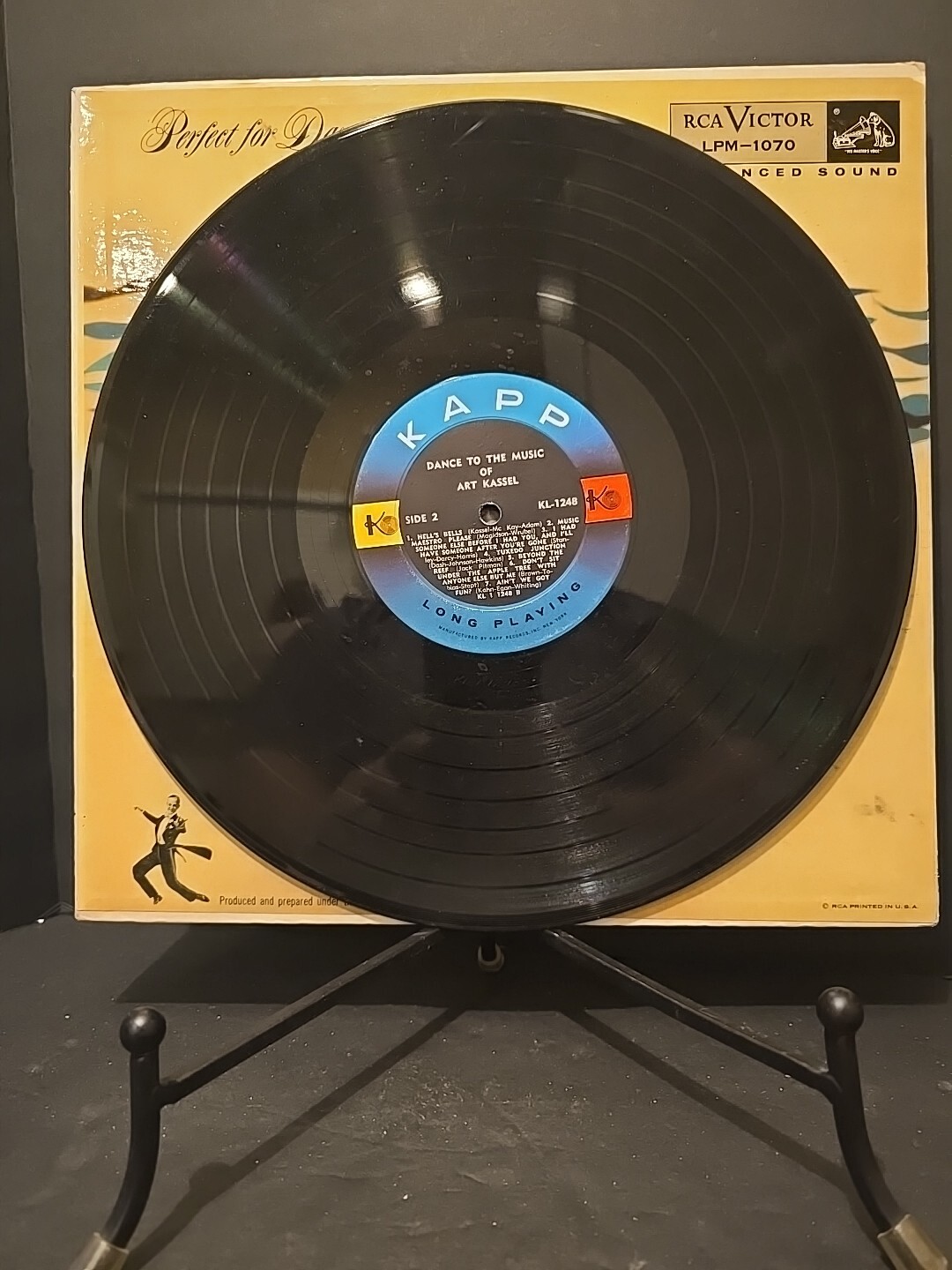 33 Rpn Record Insert 1955 Fox Trots RCA Victor 12-Inch LP 33 RPM Vinyl Record for Dancing