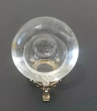 Simple Open Salt Cellar Smooth Tapered Sides Slight Concave Bottom.