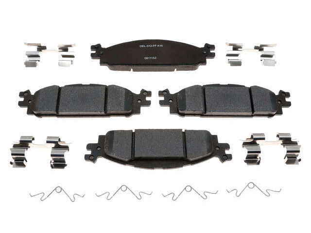 Front AC Delco Gold Ceramic Brake Pad Set fits Lincoln MKS 2009-2012 41RMZJ