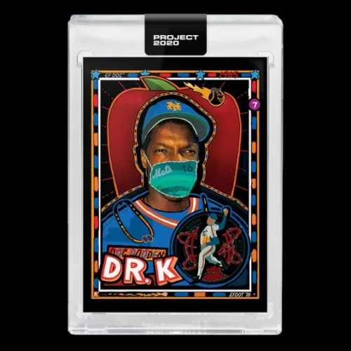 Topps PROJECT 2020 Card 137 - 1985 Dwight Gooden by Efdot (w/Box) IN HAND