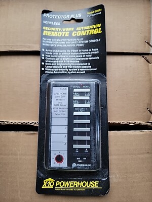 NEW - Black X-10 Powerhouse SH624 WIRELESS Protector Plus Remote - FREE SHIPPING