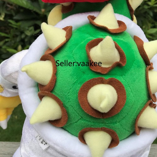 8 Estilos Juguete de Peluche Super Mario Gato Oscuro Seco Rey Bowser's Fury Bowser Muñeca Koopa - Imagen 53 de 53