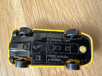 Jouet Hot Wheels 1:64 - Ferrari F50 Jaune #161 - Modèle 1998 Mainline - Neuf