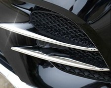 Chrom Finnen für Stoßstange Passend zu Mercedes GLC X253 SUV Blenden Kühlergrill Chrom Finnen für Stoßstange Passend zu Mercedes GLC X253 SUV Blenden Kühlergrill