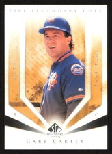 2004 SP Legendary Cuts GARY CARTER Base Baseball card NEW YORK METS