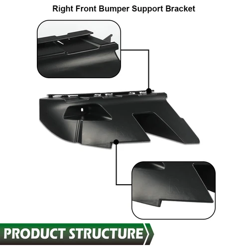 Front Bumper Bracket Support For 2013 2014-2019 Ram 1500 Classic Left+Right Side - Picture 5 of 13