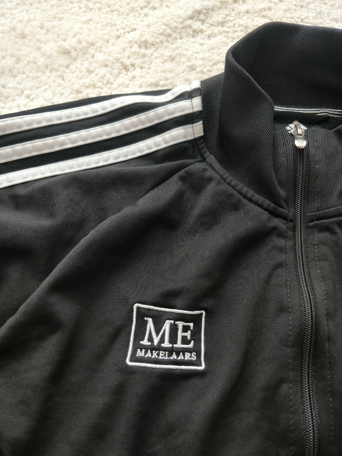 Adidas Essentials Track Top Jacket Sweatshirt Bla… - image 5