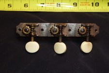 1940s Kluson Open Back Guitar Tuners - 3 on a plate Slot Head Guitar Machine GX