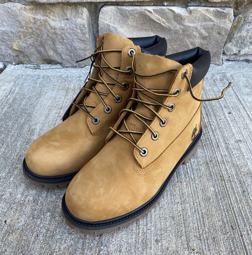 Timberland Boots A14AE 6” Wheat Leather Size 6 Juniors NEW IN BOX Waterproof - Picture 2 of 12