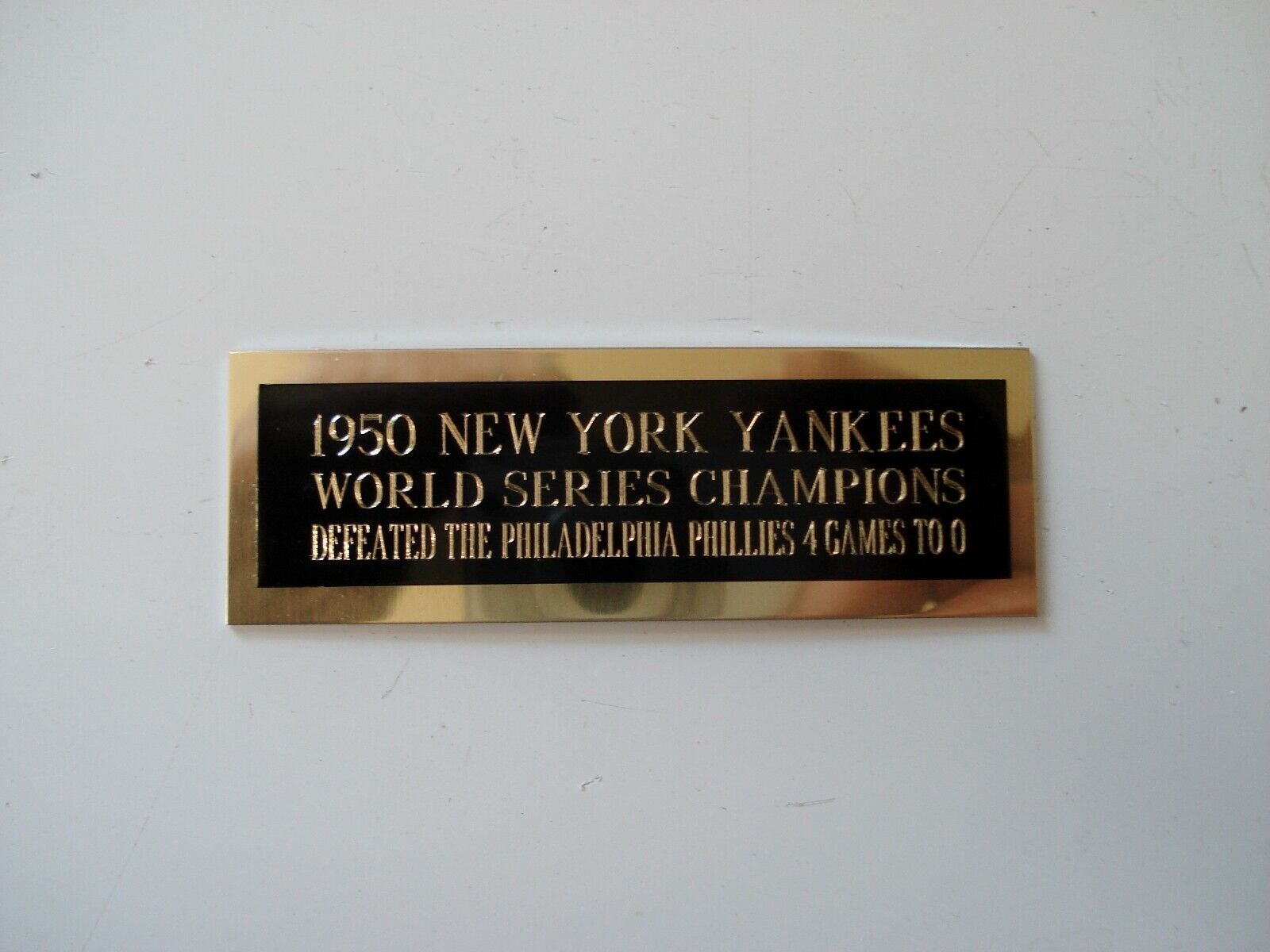 1950 New York Yankees World 低価格で大人気の 数量限定アウトレット最安価格 Series Baseball Cube For Nameplate A