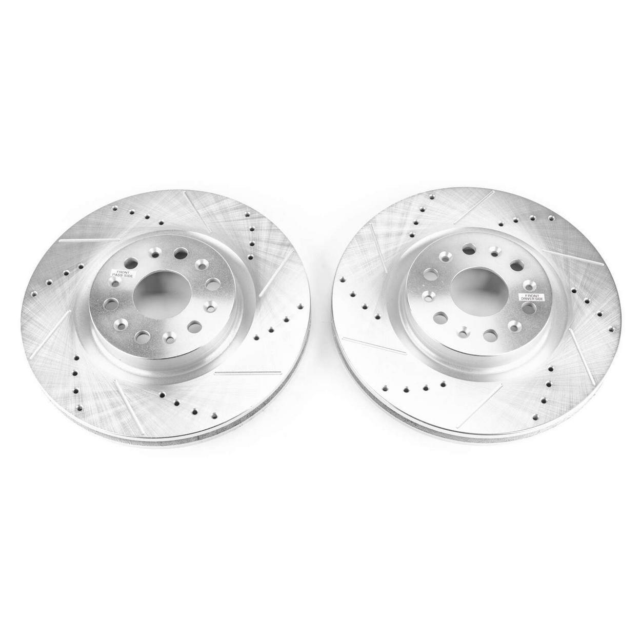 PowerStop Disc Brake Rotor Set Fits Buick Enclave 20182019, Cadillac