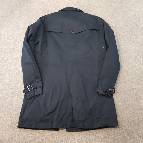 Bonita Chaqueta Verde Para Hombre Mediana Azul Marino Trinchera Lluvia Mac Abrigo Informal Mods Liam - Imagen 9 de 10