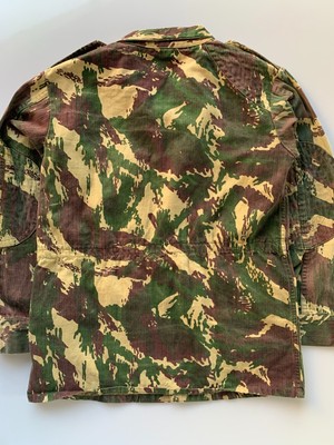 VTG Portuguese Military Style Lizard Camo HBT Jacket Camo Portugal