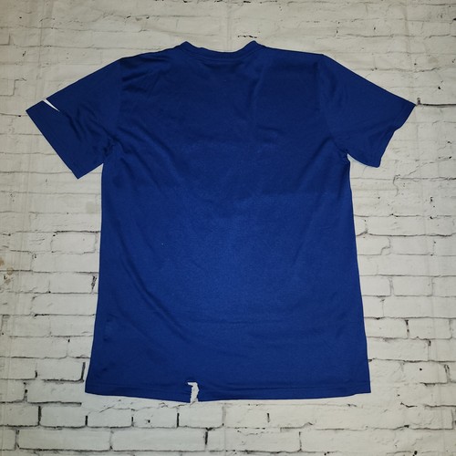New York Giants Nike Team Shirt Mens Medium M NFL Team Apparel Dri-Fit Blue FLAW - Picture 20 of 24