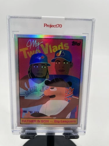 Vlad Guerrero Jr. 501 2021 Topps Project 70 x Keith Shore My 2 Vlads Foil 68/70