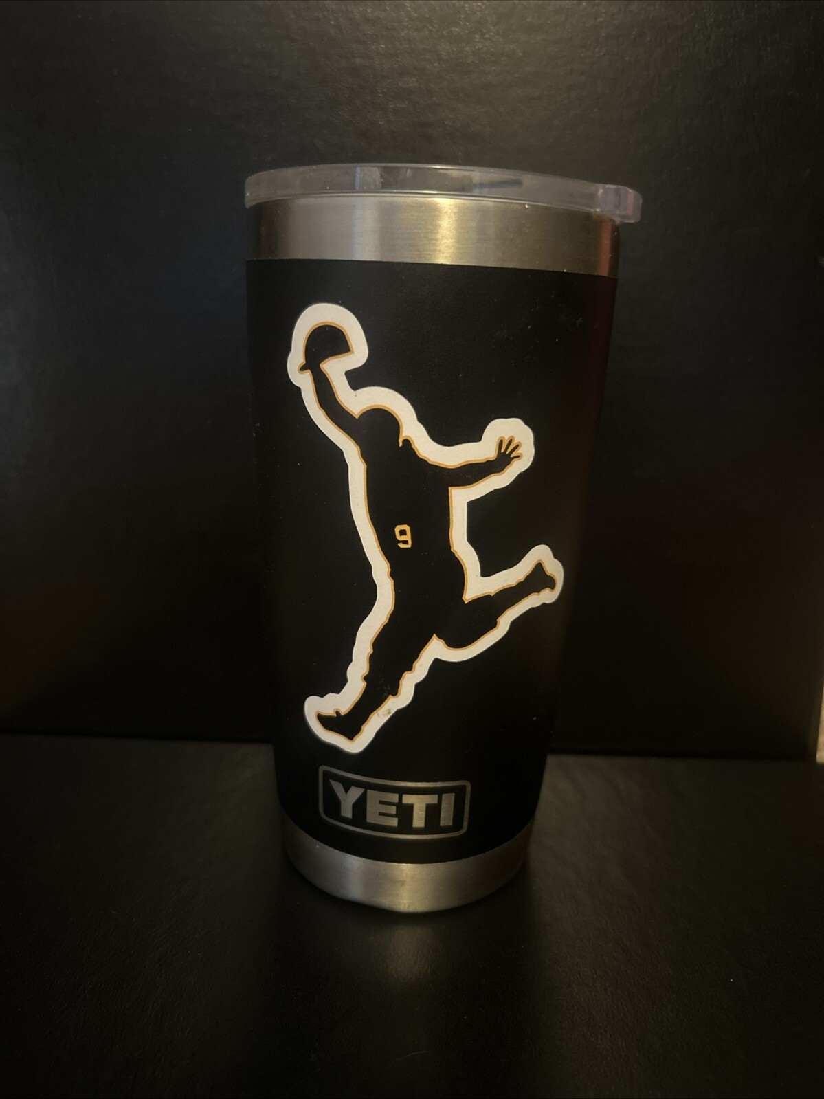 Customized Bill Mazeroski Signed HOF 01 Yeti Rambler 20oz Black Tumbler