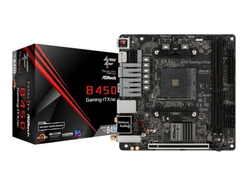 ASRock Fatal1ty B450 Gaming-ITX/ac AMD Socket AM4 AMD Athlon 90-MXB870-A0UAYZ - Foto 1 di 5