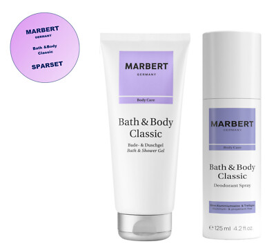 MARBERT Bath & Body Classic Duschgel 200ml  & Deodorantspray 125 ml BUNDLE
