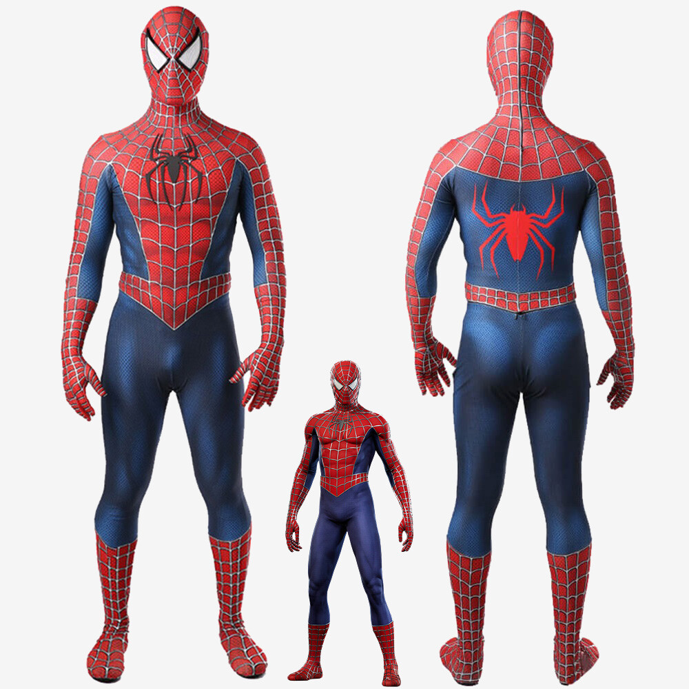 Cosplay Spider Man Tobey Maguire Spider Man Cosplay Costume Spider Man 2 Tobey Maguire Suit Version | eBay