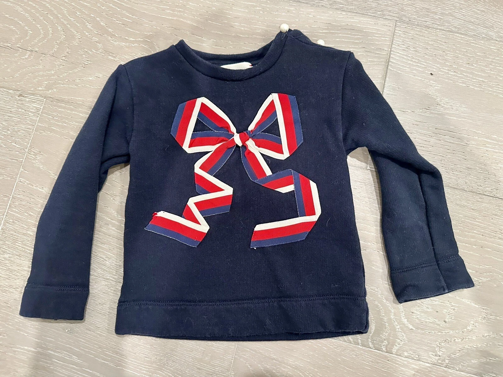 Sweat shirt à manches longues Gucci bébé fille enfant 18 24 mois