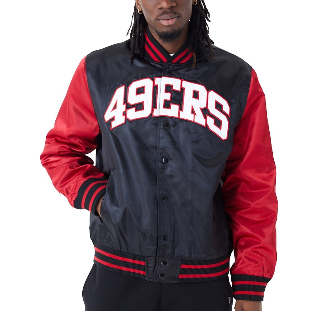 Атласный бомбер New Era Varsity от Jacke San Francisco 49ers 40190₽