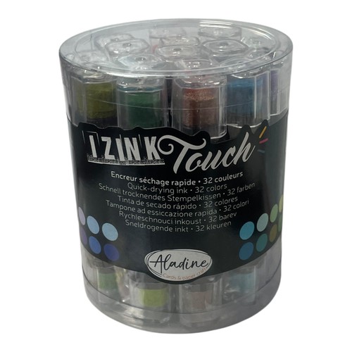 Aladine IZINK TOUCH Pigment 16 Ink Sticks 32 Color Quick Dry Ink 19599 - Picture 3 of 6
