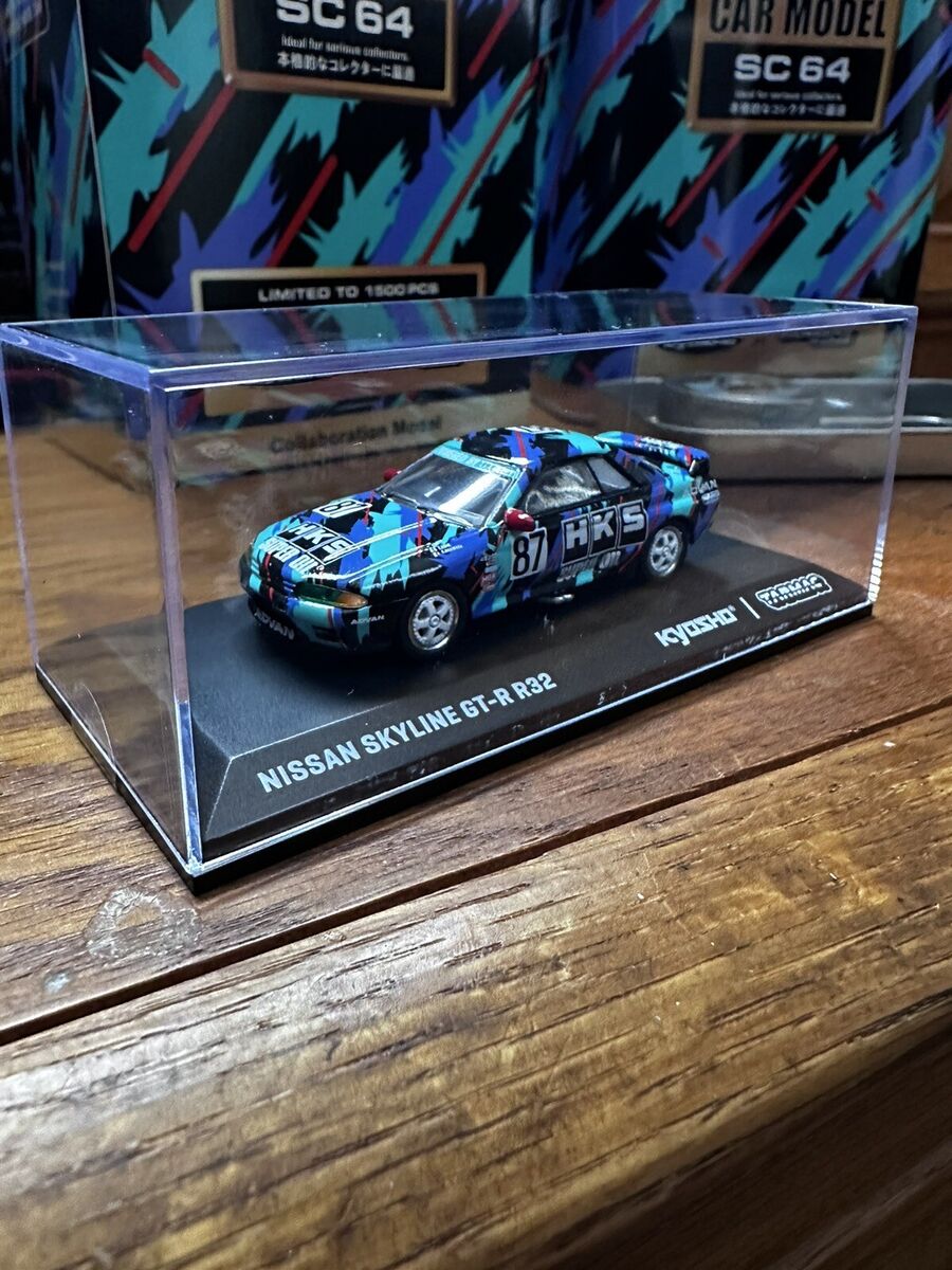 1/64 Tarmac Works Kyosho Nissan Skyline GT-R R32 HKS Limited 1/64 Tarmac Works Kyosho Nissan Skyline GT-R R32 HKS Limited