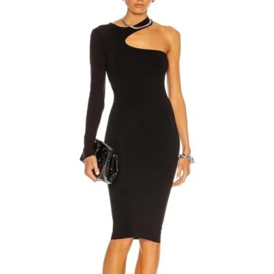 helmut lang bodycon dress Helmut Lang Cowl Mini Dress