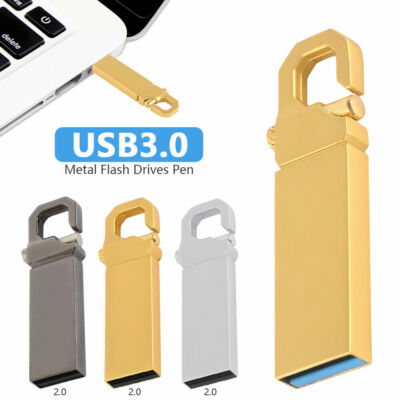 2TB Metal USB 3.0 Flash Drive Memory Stick Pen U Disk Swivel Key PC Laptop US