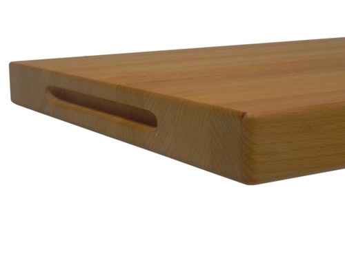Wooden World Tabla de cortar de madera de roble, muy sólida de 38 x 29 x 4 cm - Imagen 2 de 3