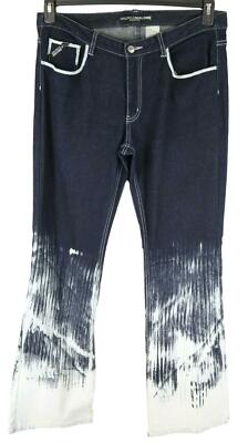 Pants Ladies Bleached Jeans Maurice Malone Womens Ladies Blue