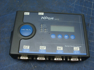 MOXA TECHNOLOGIES NPORT 5410 REV 2.2 SERIAL DEVICE SERVER