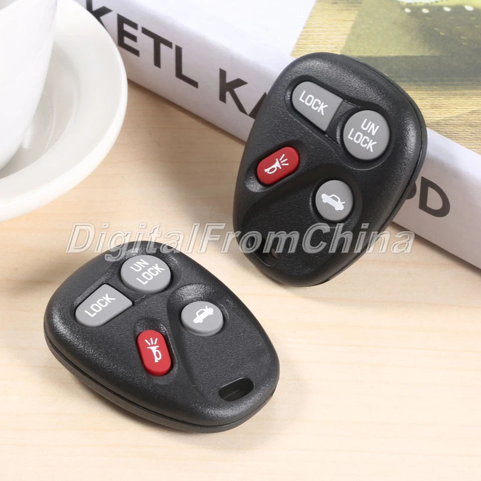 2 piezas llave remota 315 MHz 4 botones ABO1502T apta para 1997 GMC JIMMY SONOMA TAHOE Foto 3 de 4