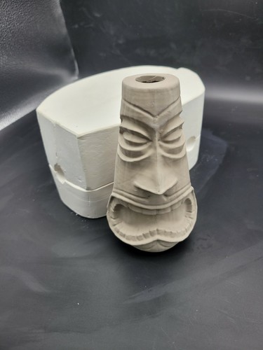 Tiki Man Pfeife Gips Schlickerform Keramikguss - Bild 1 von 6