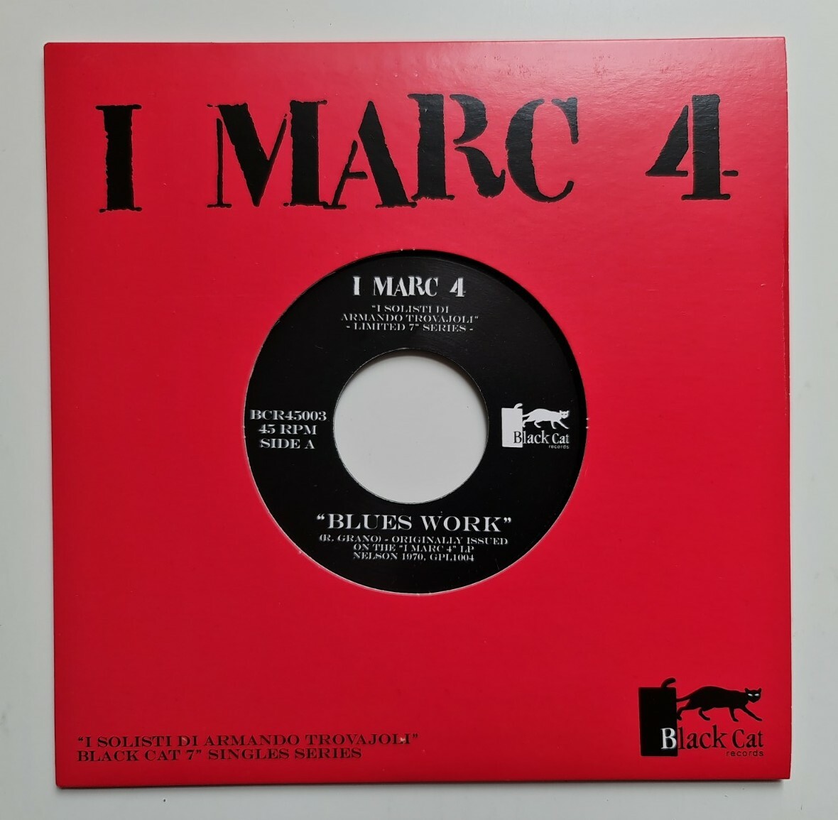 I Marc 4 - Blues Work / Suoni Moderni - Limited Vinyl 7"" Single NEW