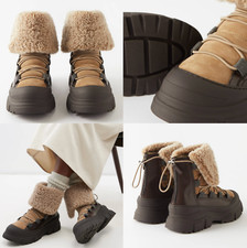 Brunello Cucinelli Ankle Boots Shearling Moni...