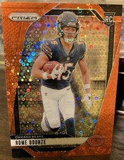 2024 Panini Prizm Rome Odunze Orange Disco Prizm Rookie RC #385 Bears 