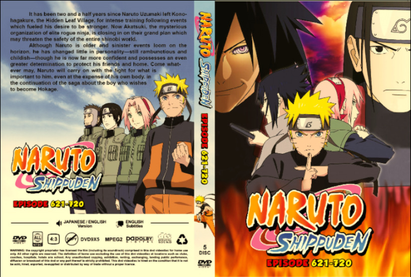 Anime DVD Naruto Shippuden ( Episode 1-500 End ) English Dubbed + 11 Movie  FedEx