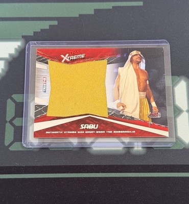 TRISTAR 2010 TNA XTREME SABU /199 JUMBO SIZE RING WORN PANTS RELIC CARD ECW WWE