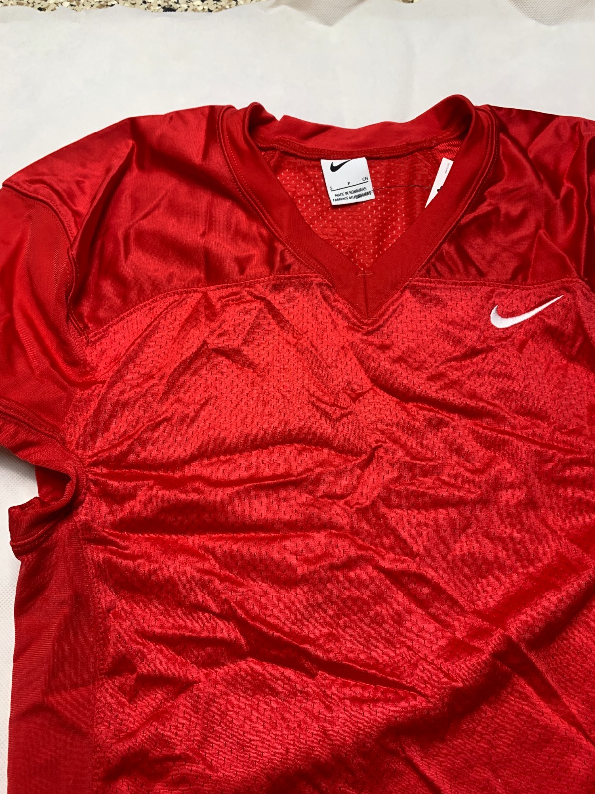 Nike Vapor Football Practice Mesh Jersey Men's Small Red 908729
