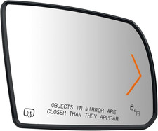 2008-17 Sequoia 2007-20 Tundra Passenger Side Heated Mirror Glass  Compatible