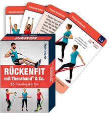 Trainingskarten: Rückenfit mit TheraBand® & Co. | 55 Trainingskarten | Thomschke