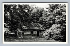 Mentor OH Ohio Replica of Birthplace of James A Garfield Vintage Postcard