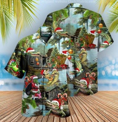 See You Late Alligator Christmas Hawaiian Shir